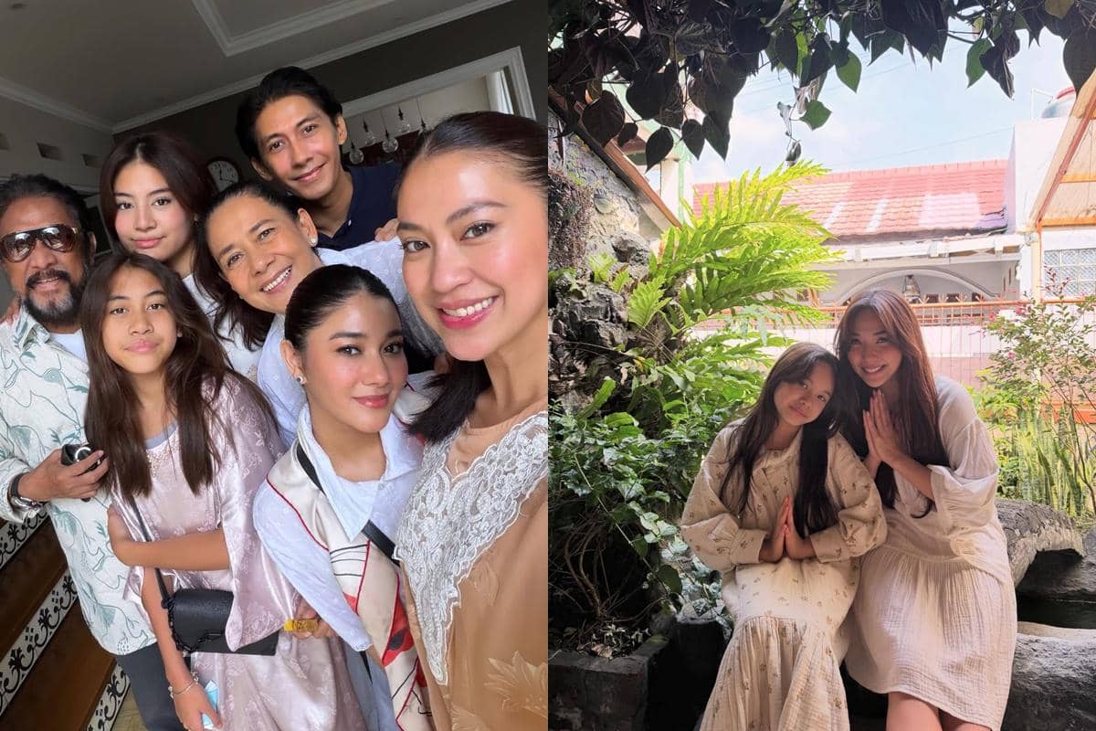 8 Momen Keluarga Artis Beda Agama Rayakan Lebaran 2026 Bareng, Adem