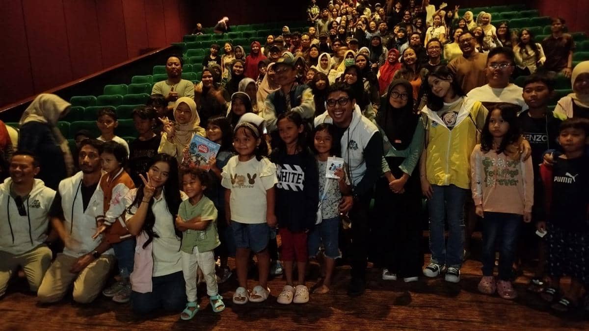 Pemutaran Film Pelangi di Mars, di XXI Empire Yogyakarta, Minggu (22/3/2026). (IDN Times/Herlambang Jati Kusumo)