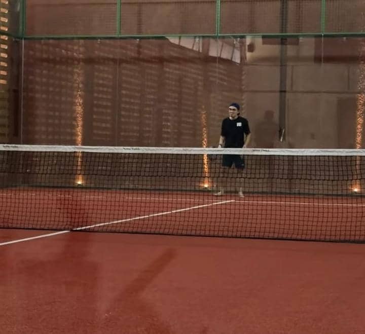 Tya Ariestya family padel saat lebaran