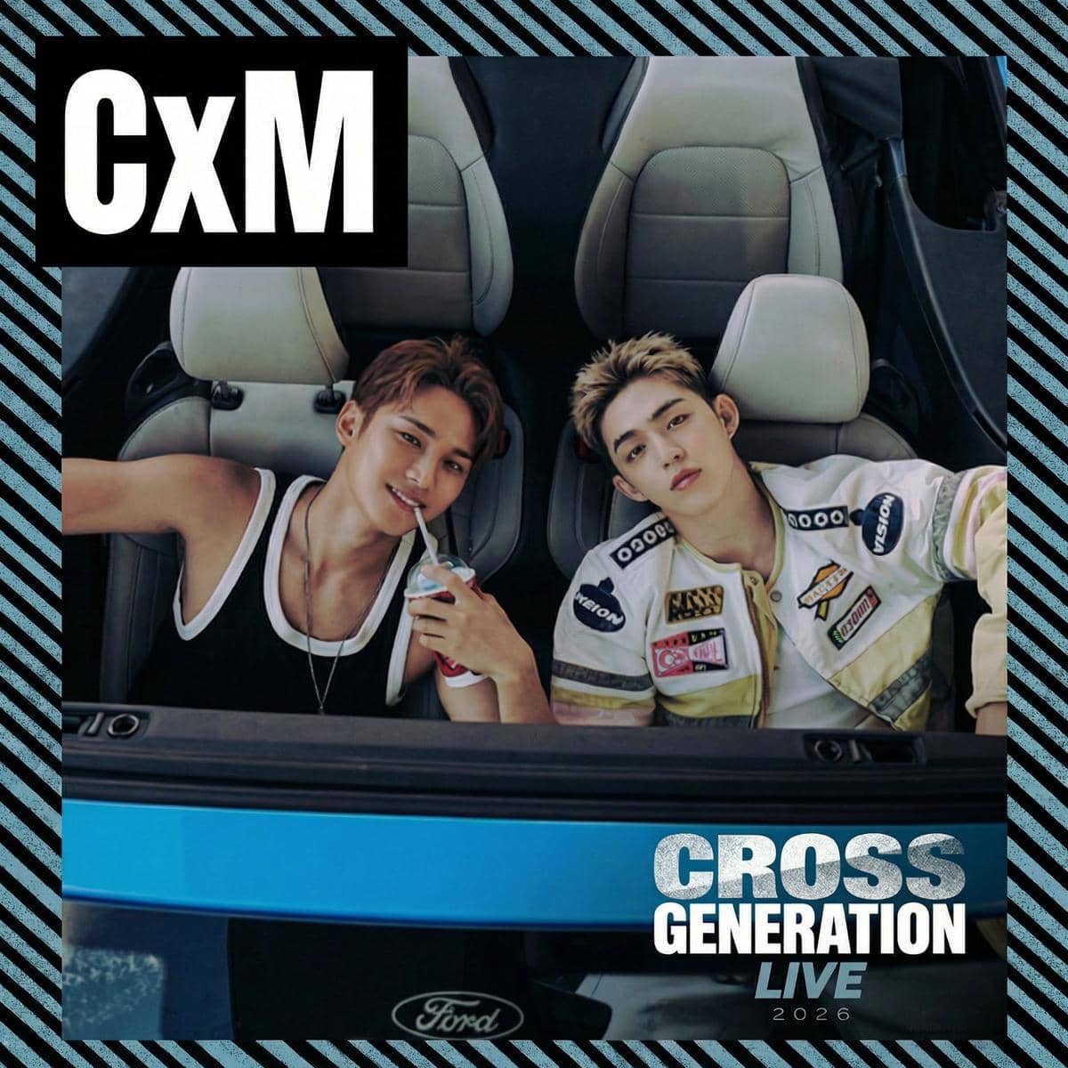 S.Coups dan Mingyu SEVENTEEN di CROSS GENERATION LIVE