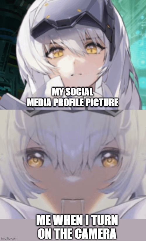 meme anime tentang foto profil