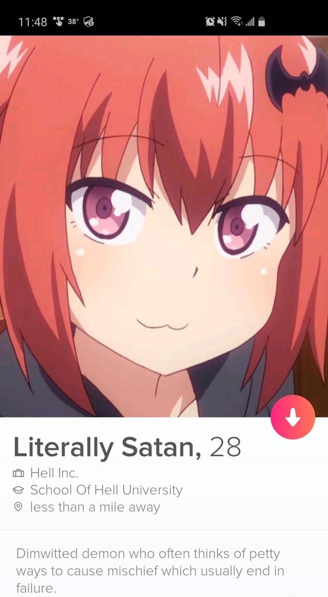 meme anime tentang aplikasi kencan