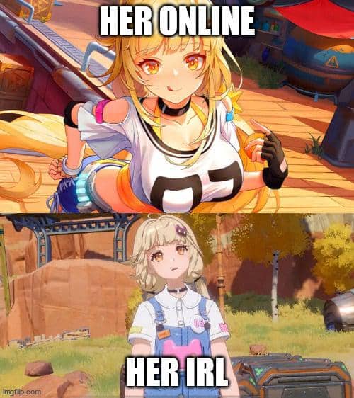 meme anime tentang aplikasi kencan