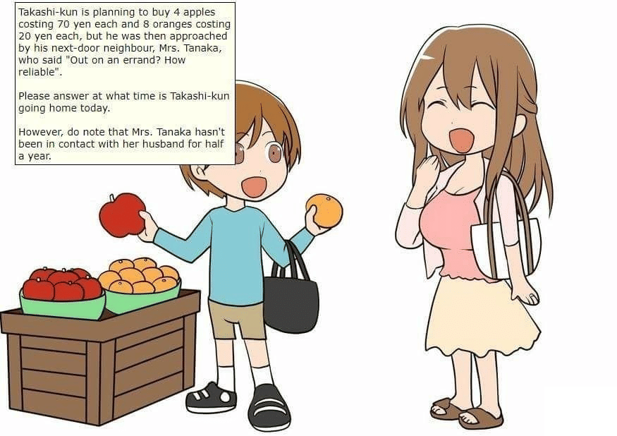 meme anime tentang ujian matematika