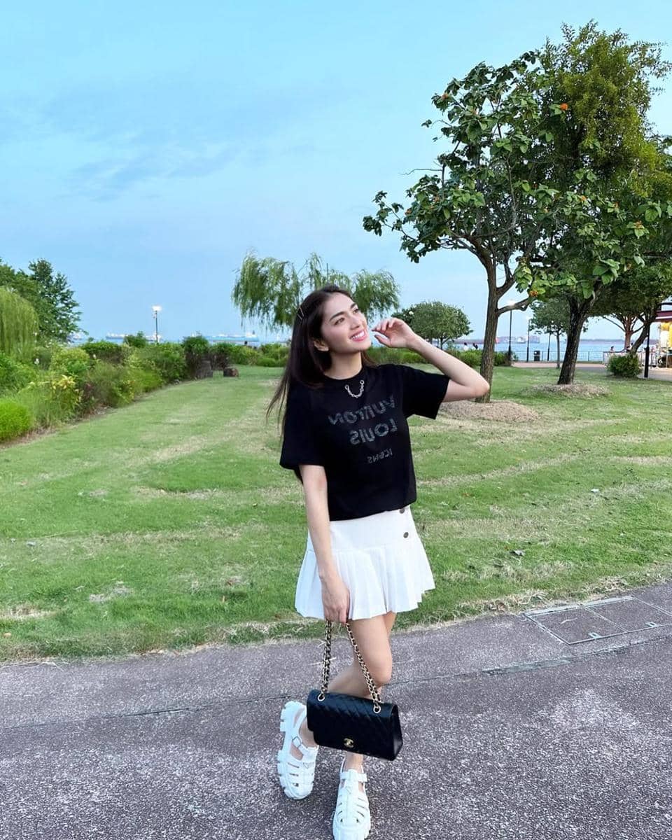 Mix and Match White Outfit ala Angel Karamoy 