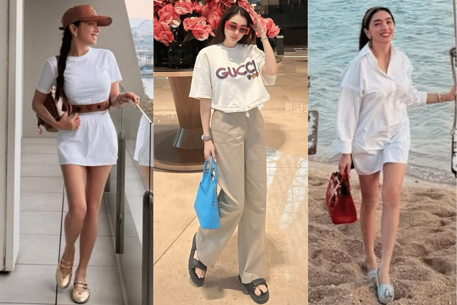 8 Mix and Match White Outfit ala Angel Karamoy, Modis tapi Simpel!