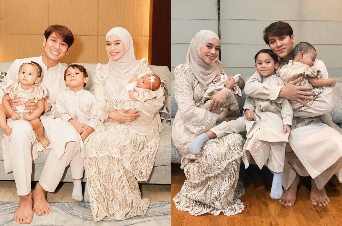 7 Gaya Lebaran Keluarga Lesti Kejora, Kompak Sarimbitan Hangatnya Kerasa