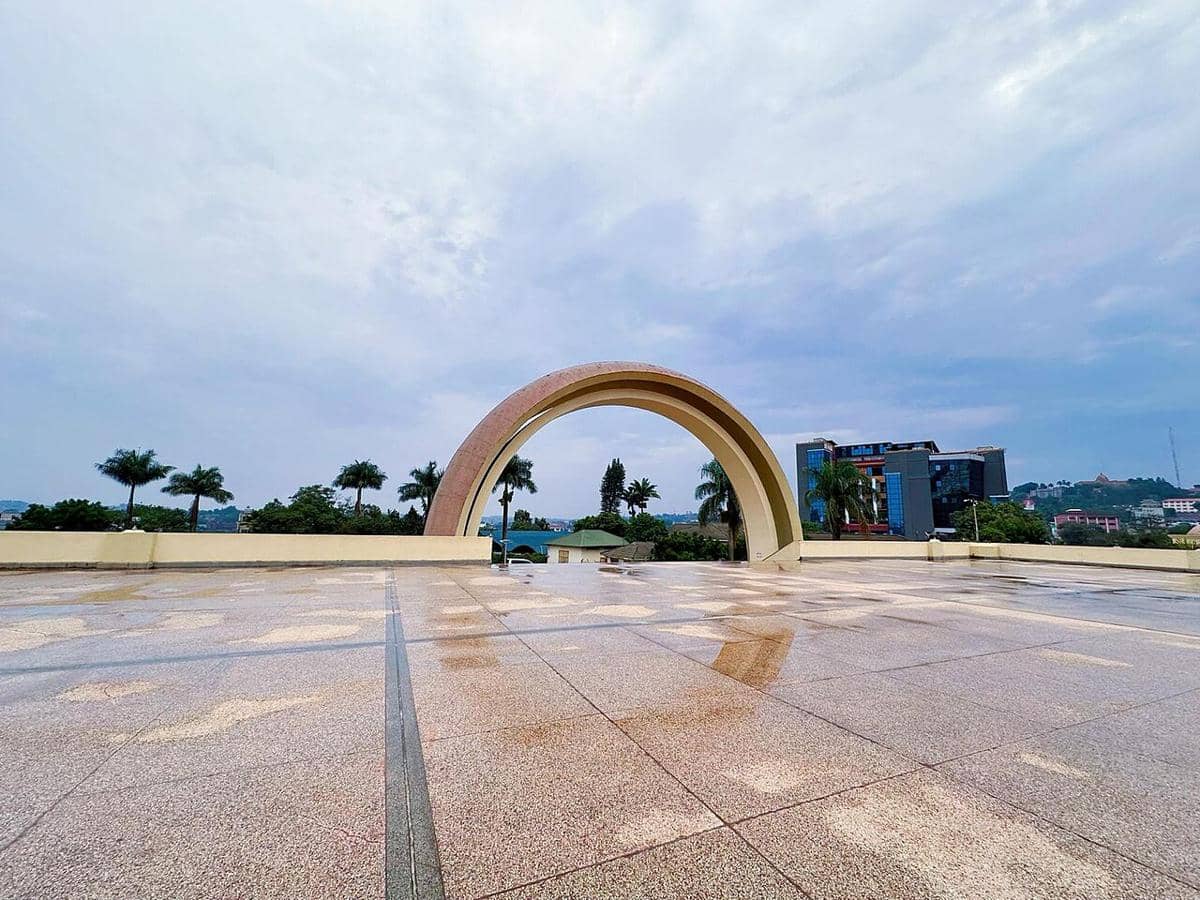 potret lantai atas Masjid Nasional Uganda