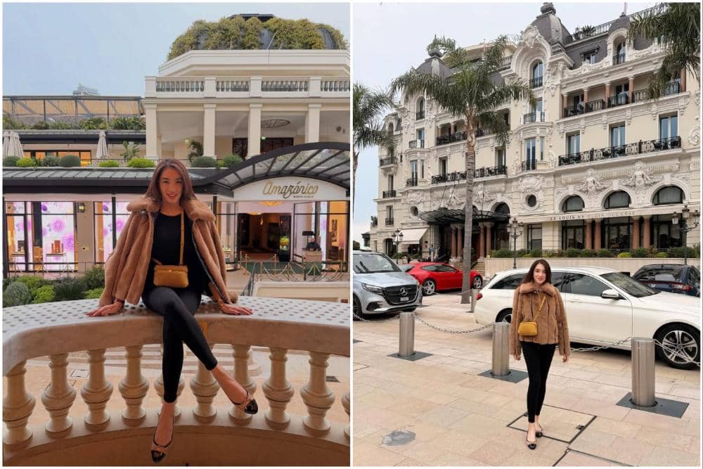 10 Potret Angel Karamoy Jalan-jalan di Monte Carlo, Monako!