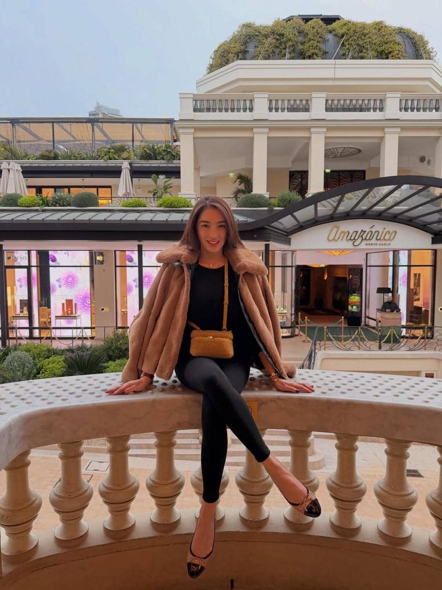 Angel Karamoy jalan-jalan di Monte Carlo, Monako