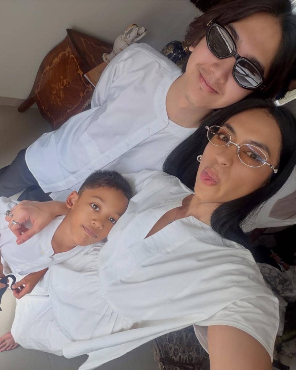 Seleb merayakan lebaran dengan kekasih