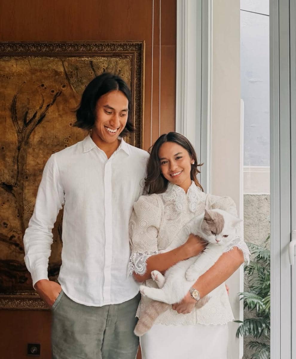 Seleb merayakan lebaran dengan kekasih