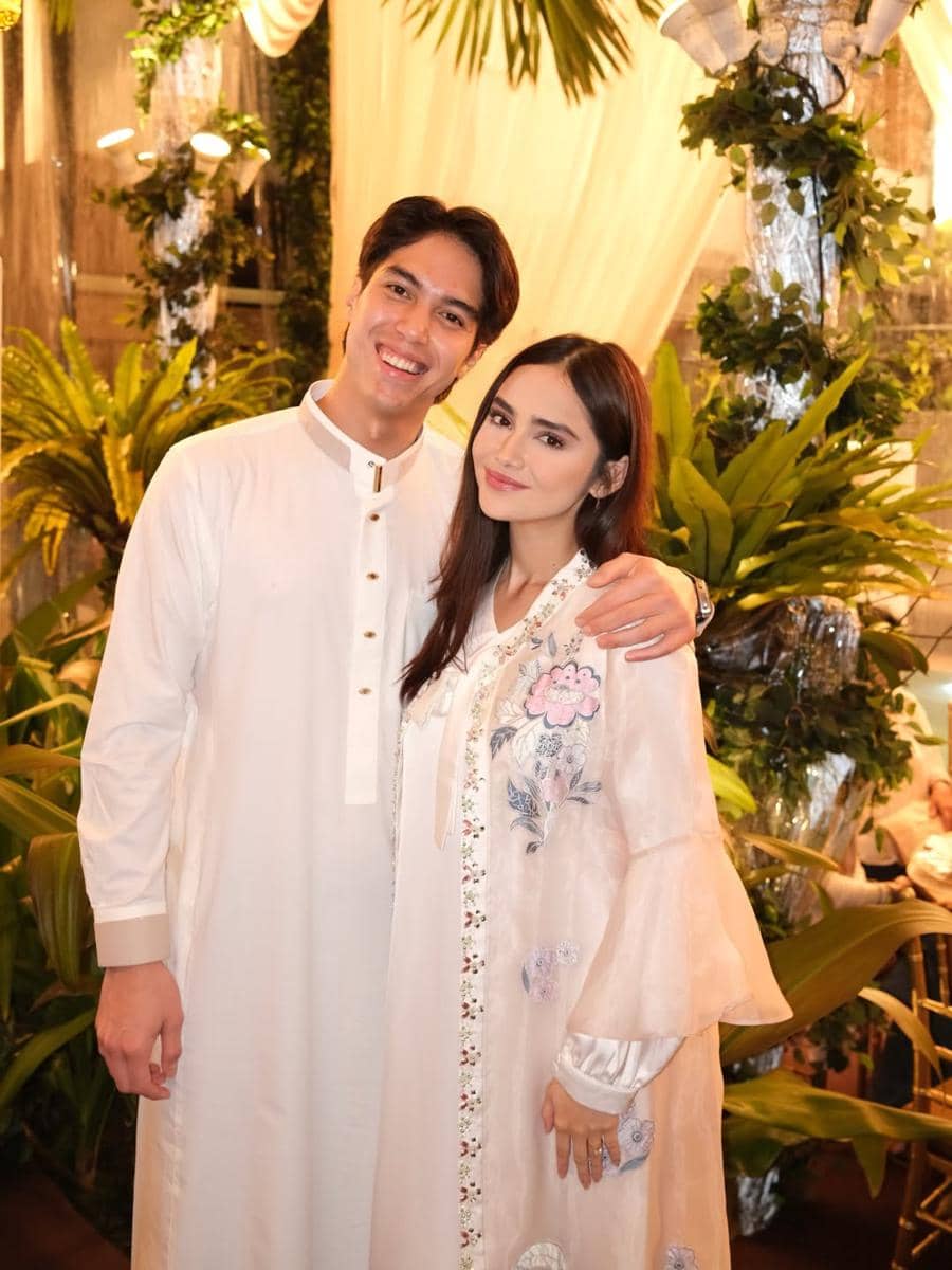 Seleb merayakan lebaran dengan kekasih