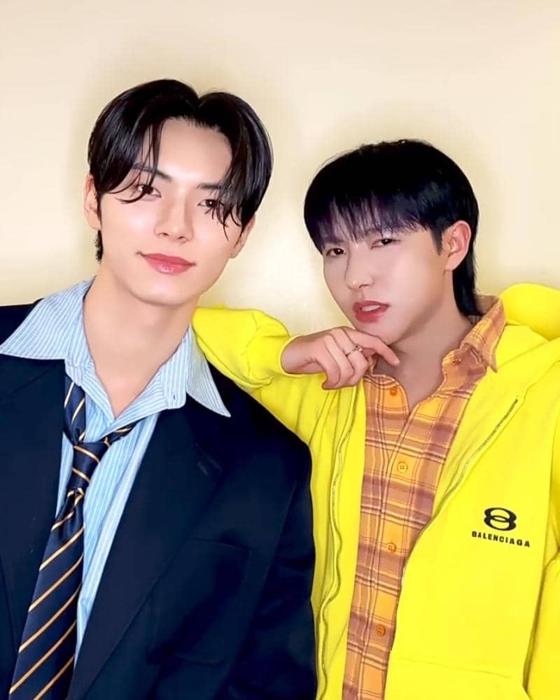 potret persahabatan Renjun NCT dan Lee Chae Min