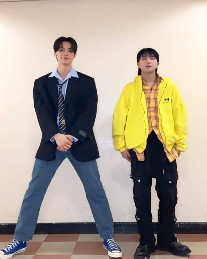 potret persahabatan Renjun NCT dan Lee Chae Min