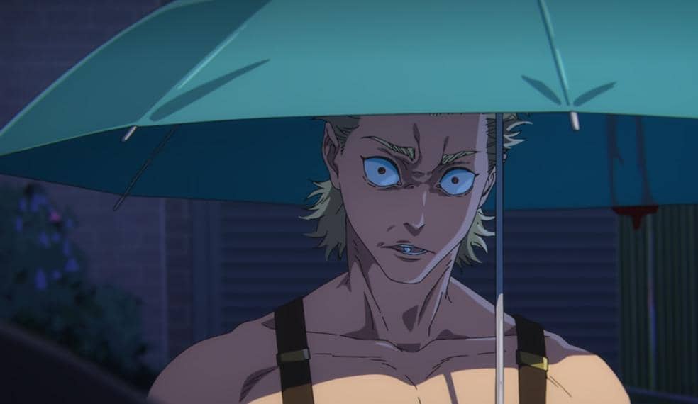 Hazenoki meludahkan gigi bomnya ke Megumi - Jujutsu Kaisen S3