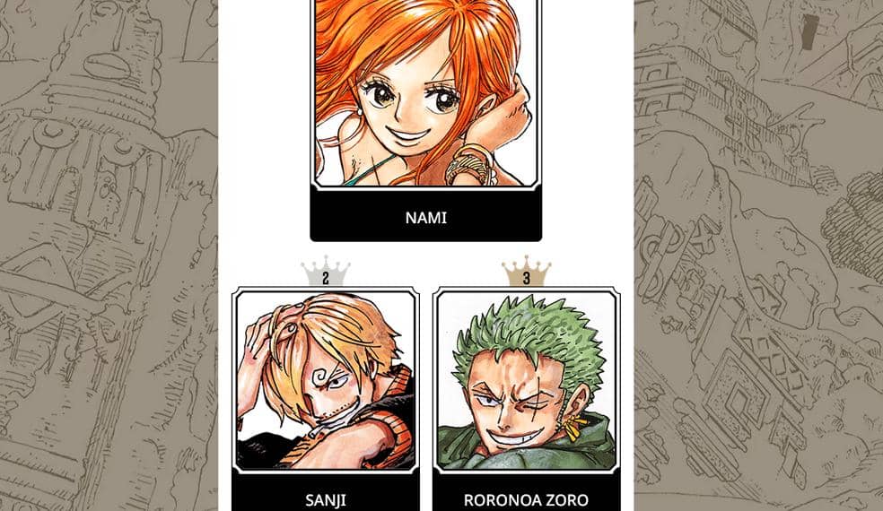Peringkat Nami di region Timur Tengah - One Piece WT100