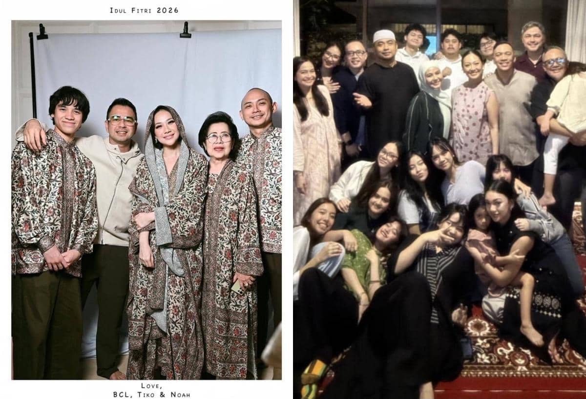 7 Gaya Lebaran 2026 Geng Artis, Kompak Maksimal Bikin Netizen Iri Total