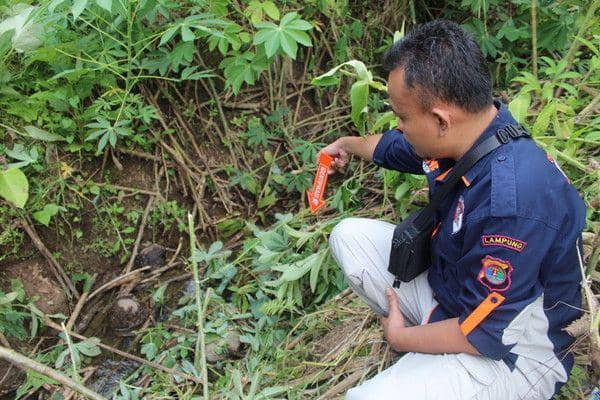 Dipicu Cekcok, Residivis Tega Bunuh Teman di Sawah Tanggamus