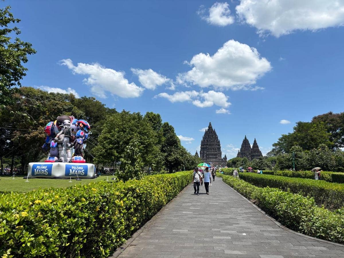 Kawasan wisata Candi Prambanan, Senin (23/3/2026). (IDN Times/Herlambang Jati Kusumo)