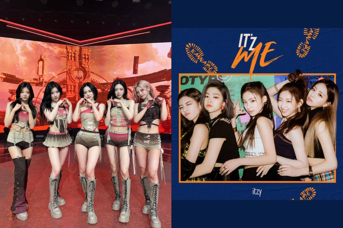 ITZY dalam special stage M Countdown untuk lagu "THAT'S A NO NO"