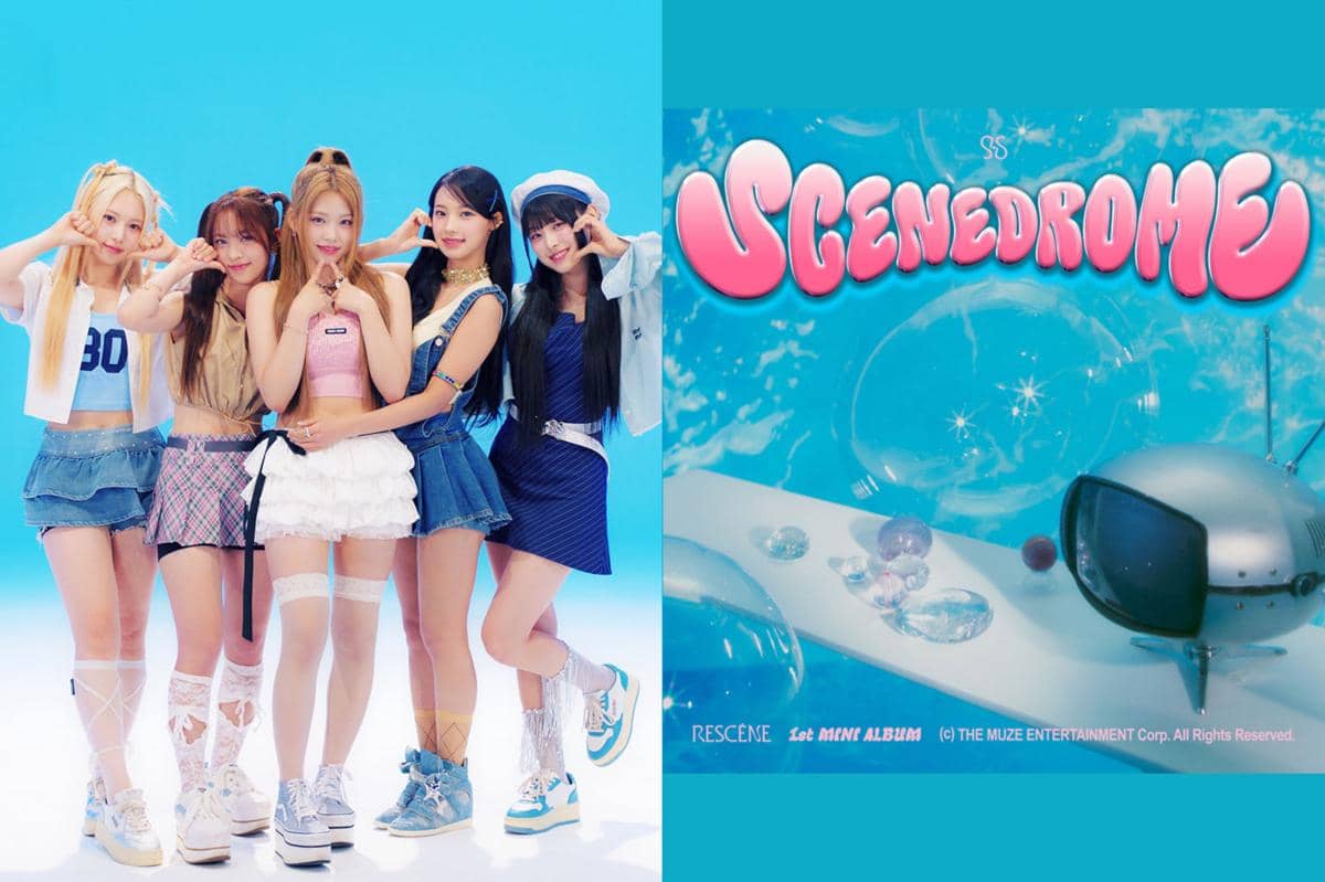 RESCENE dalam photo behind konten Dance Performance untuk "LOVE ATTACK"