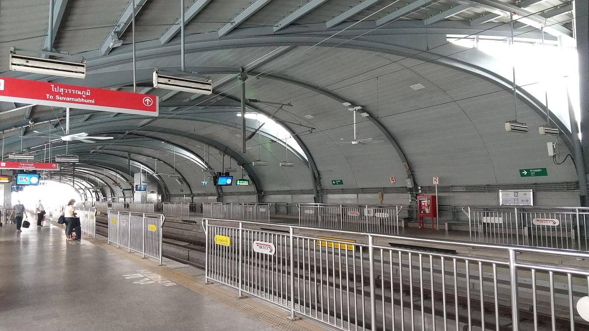 potret Phaya Thai Station (Airport Rail Link)