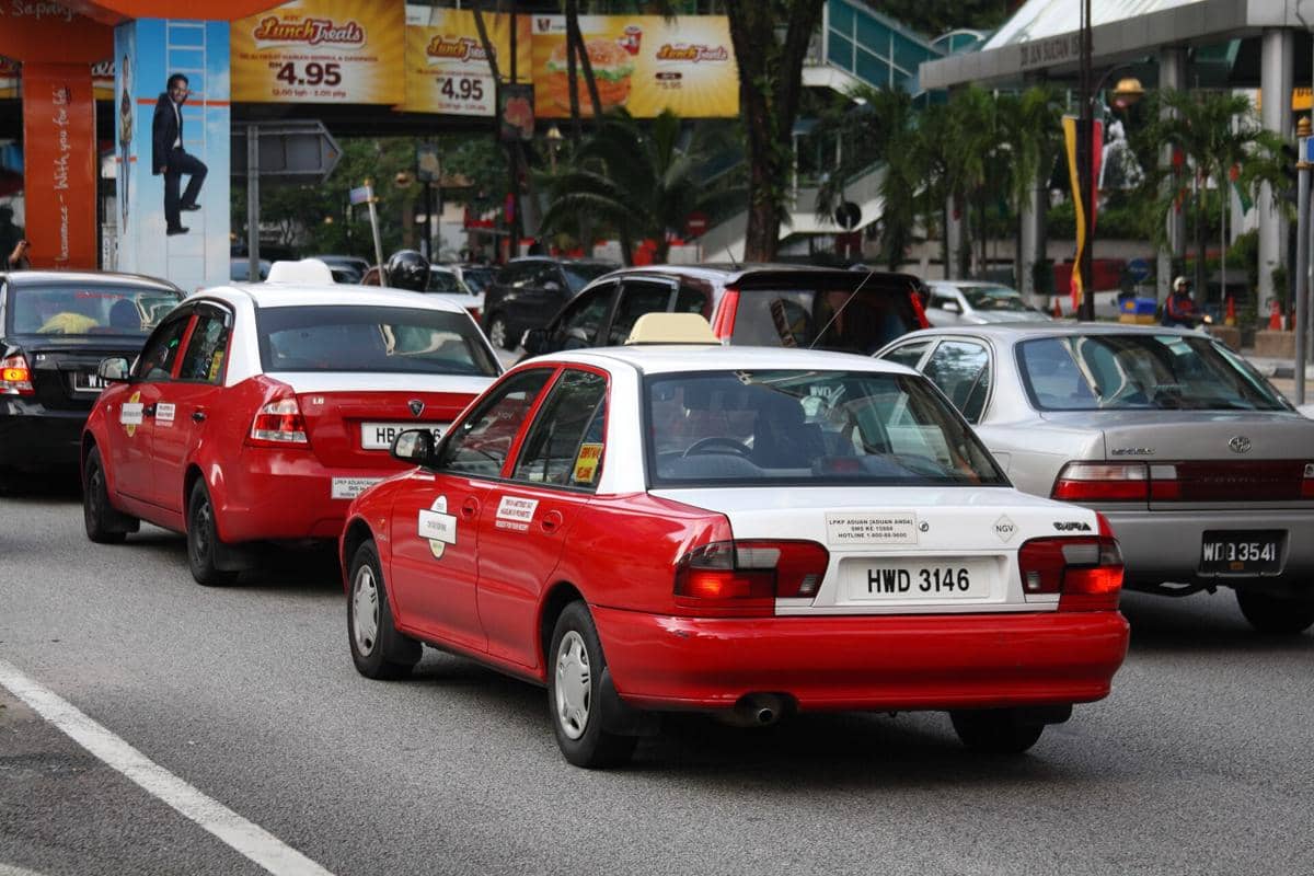 ilustrasi taksi di Kuala Lumpur