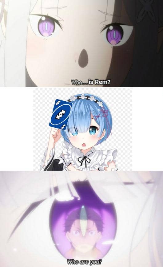 meme anime tentang keadaan berbalik