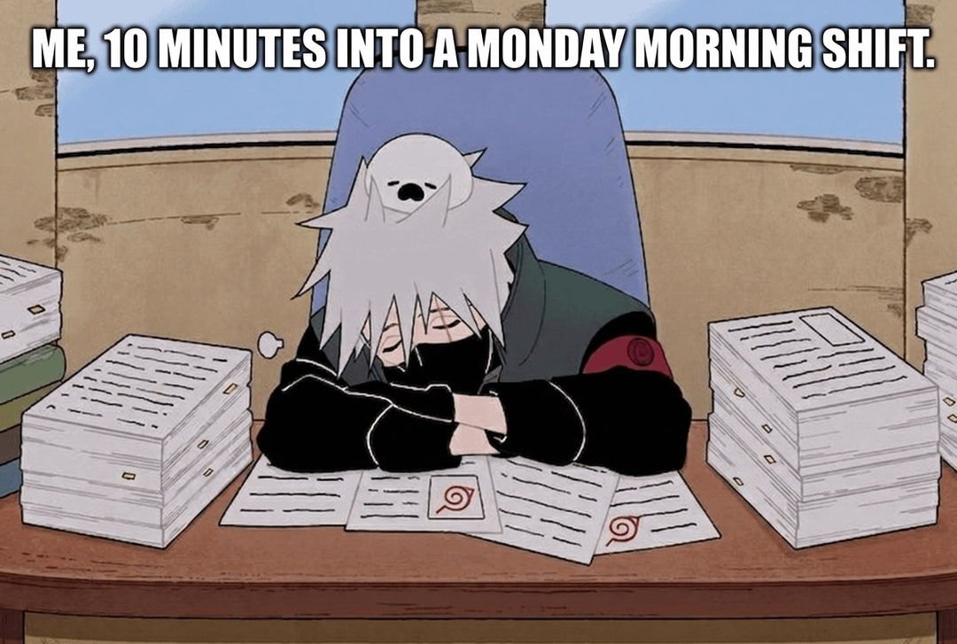 8 Meme Anime tentang Senin Pagi, Banyak Gak Enaknya!