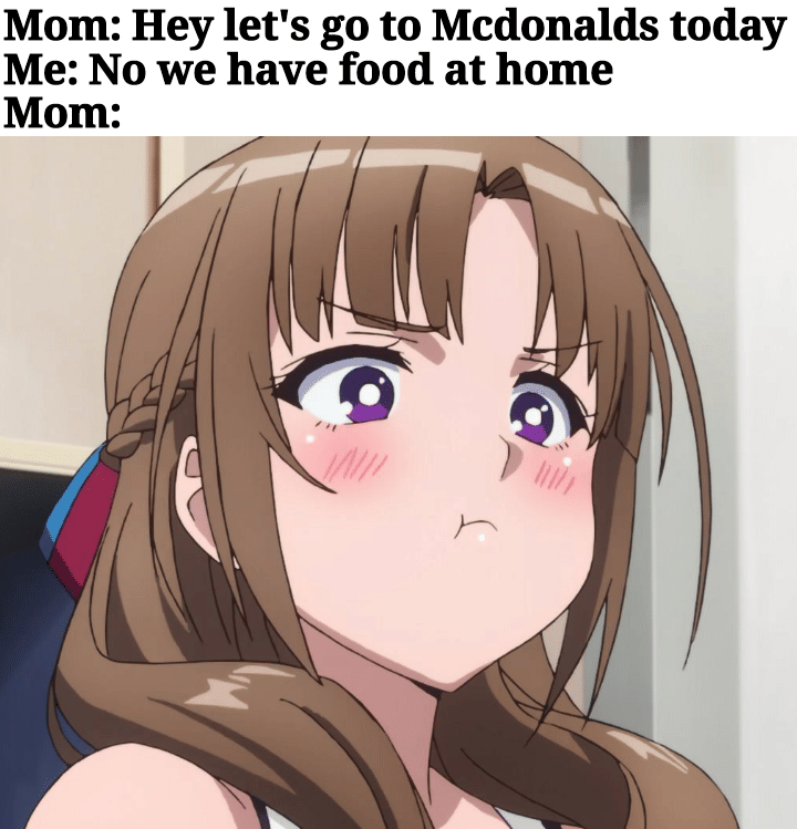 meme anime tentang keadaan berbalik