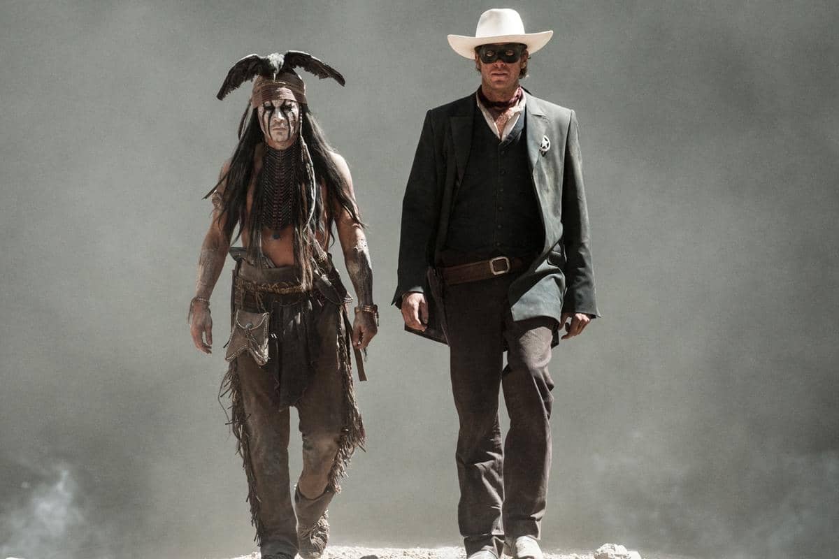 adegan dalam film The Lone Ranger