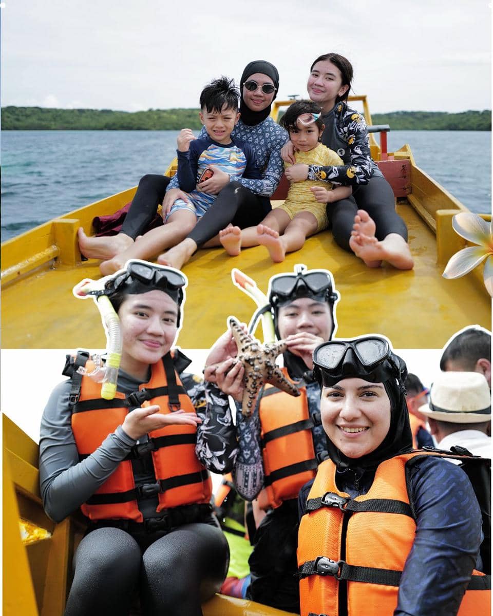 Momen liburan Irish Bella dan keluarga