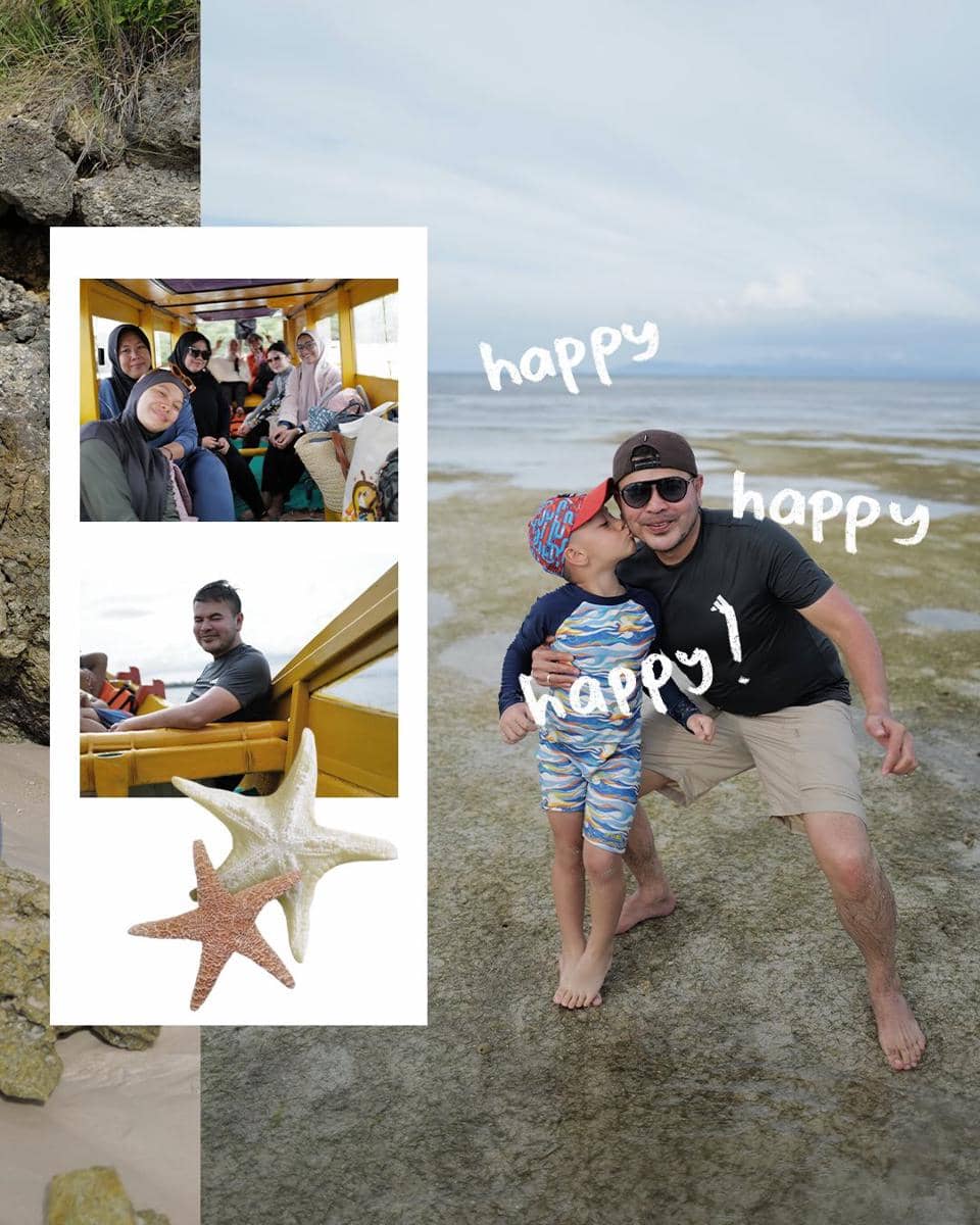 Momen liburan Irish Bella dan keluarga