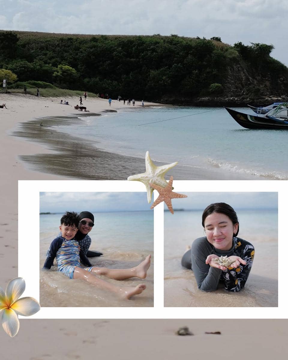 Momen liburan Irish Bella dan keluarga