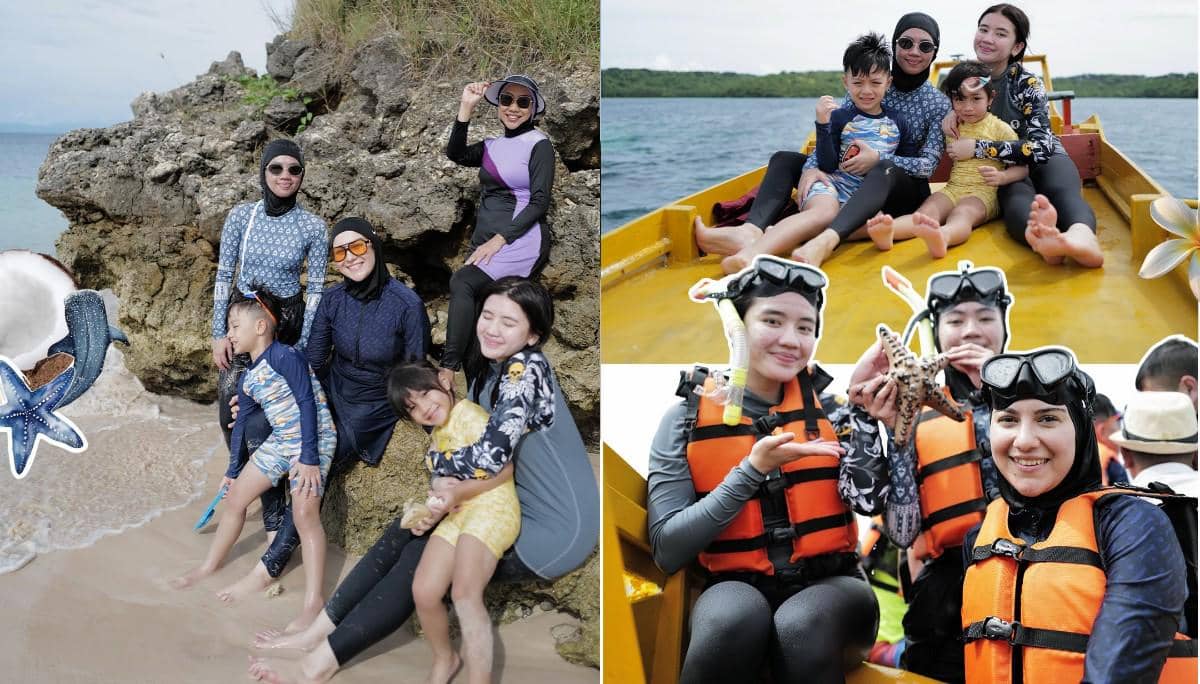 8 Potret Irish Bella dan Keluarga Liburan di Lombok, Penuh Keseruan!