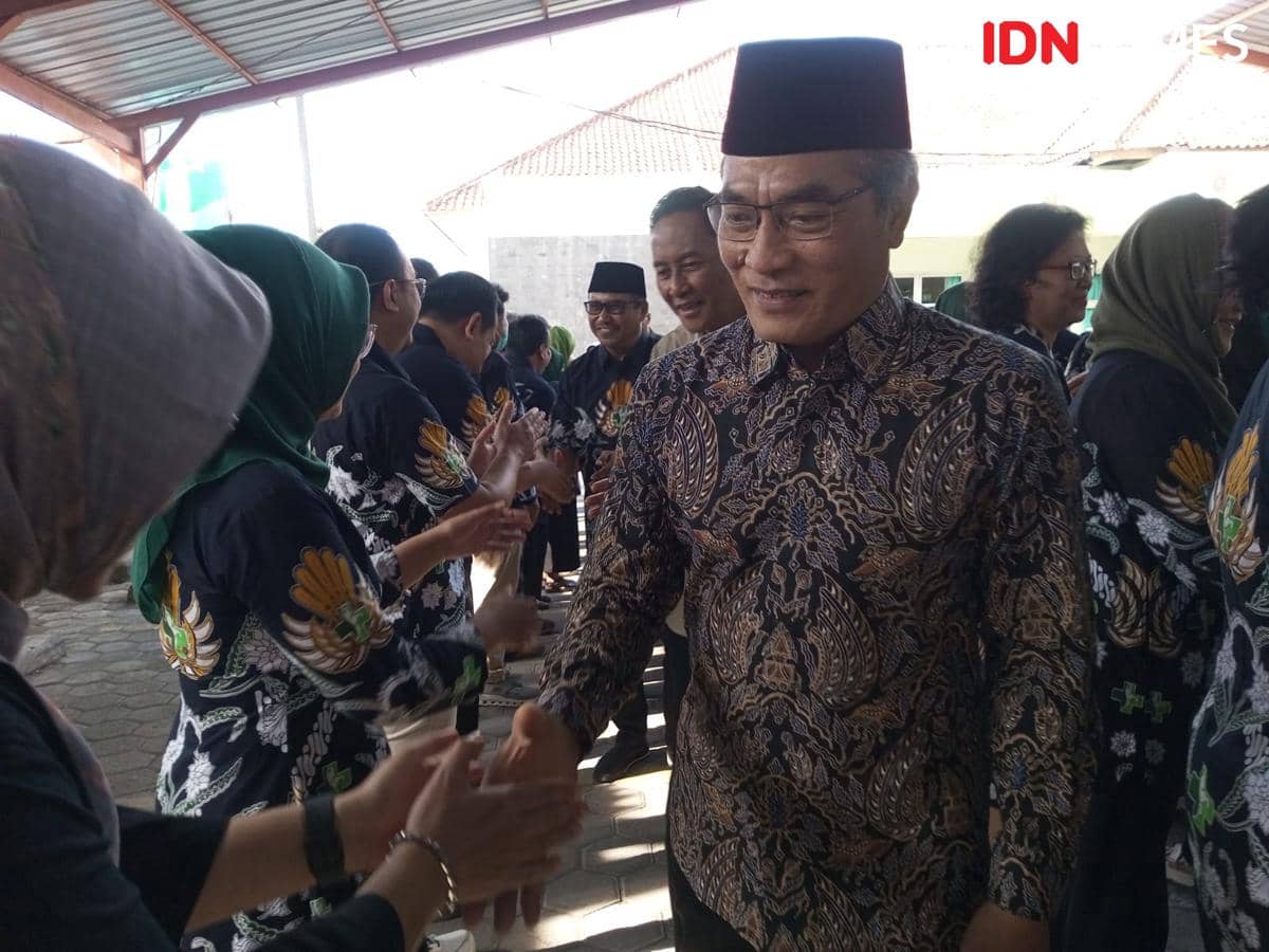 Bupati Bantul, Abdul Halim Muslih.(IDN Times/Daruwaskita)