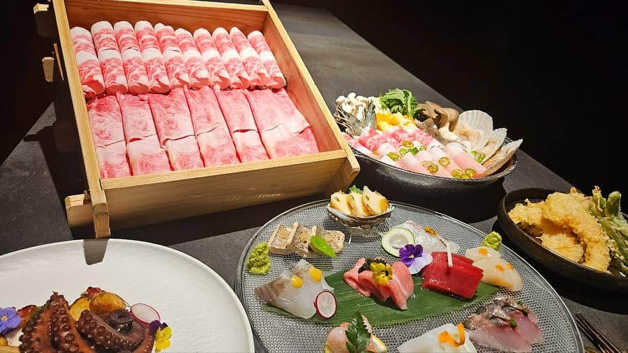 sajian menu di Otsu Seiromushi 