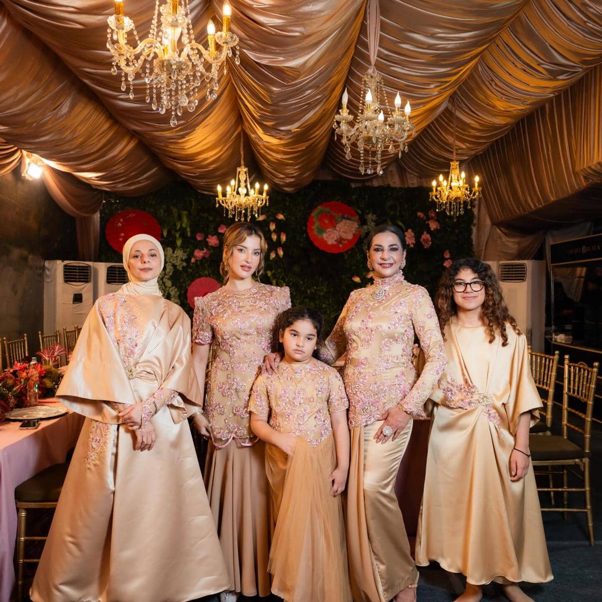 dekorasi rumah Ala Alatas saat open house Lebaran