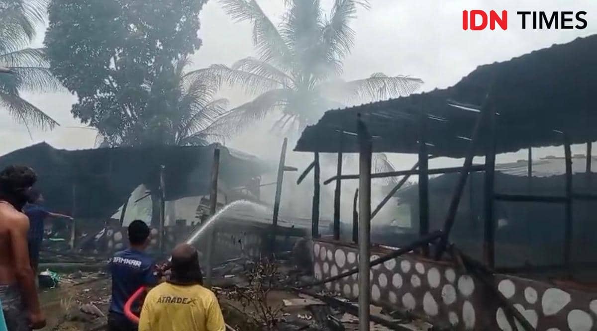 Kebakaran Ponpes di Lombok Tengah, 20 Asrama Putra Ludes Terbakar