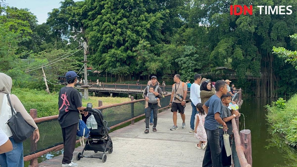 Lonjakan Wisata Lebaran, Pengunjung Solo Safari Capai 3.000 Orang