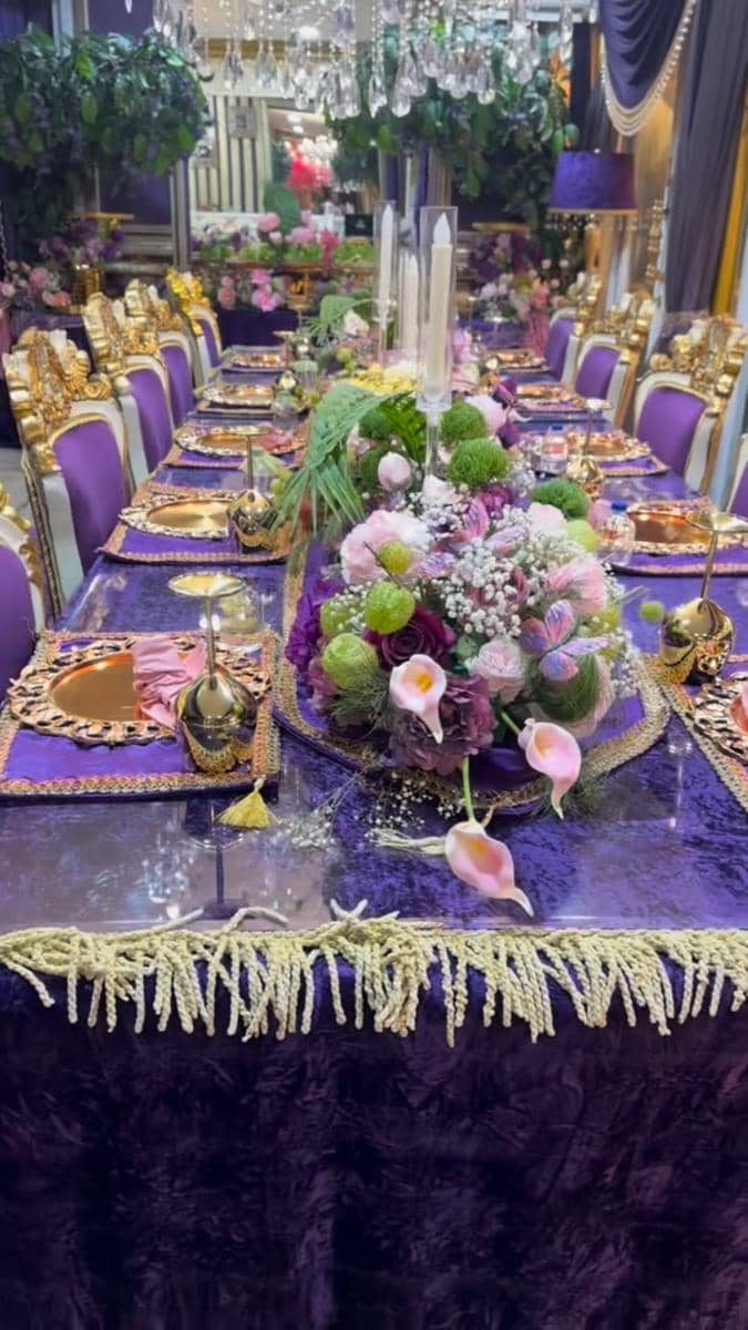 dekorasi rumah Ala Alatas saat open house Lebaran