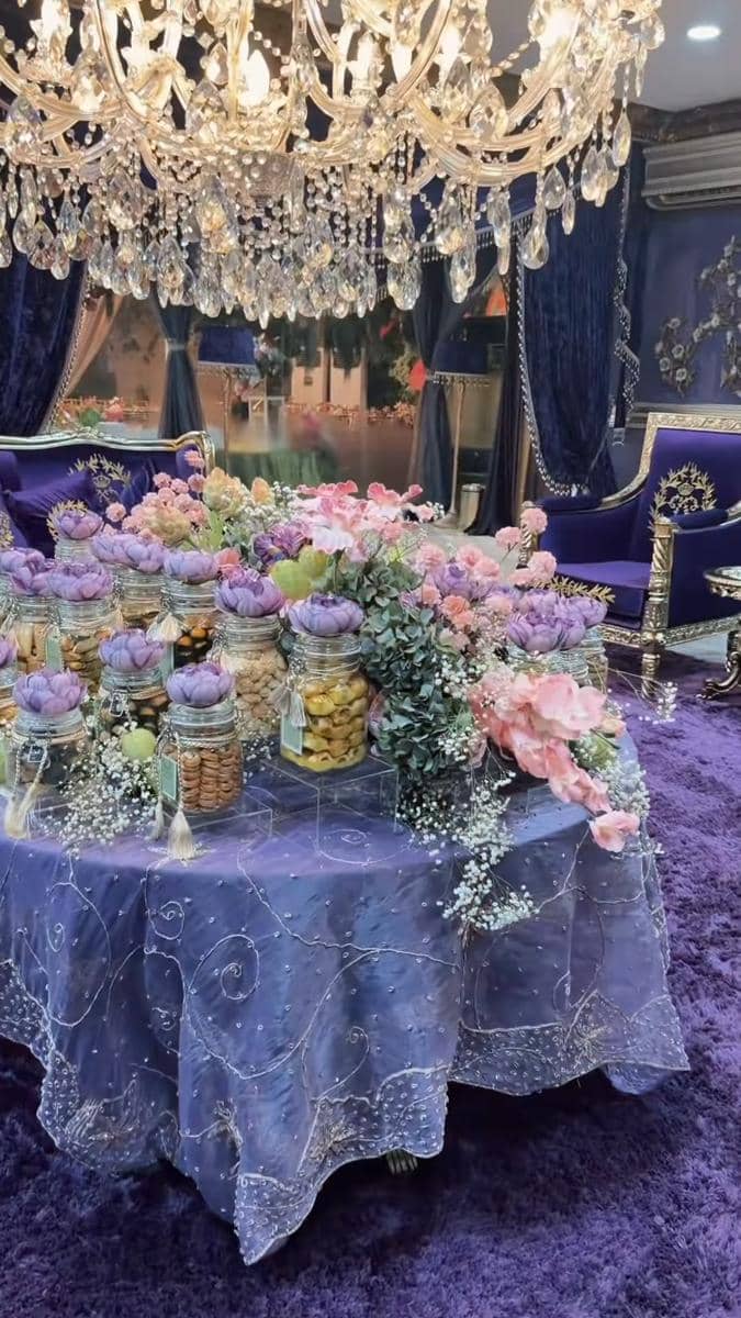 dekorasi rumah Ala Alatas saat open house Lebaran