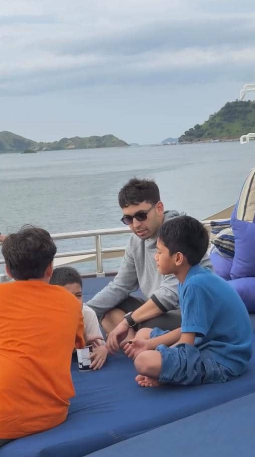 Nadif Zahiruddin Liburan Bareng Keluarga Azizah Salsha