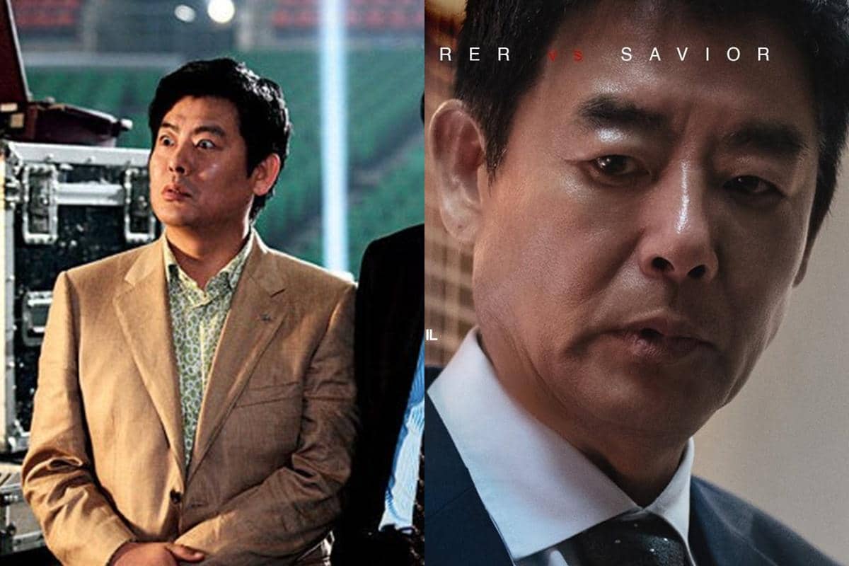 Kolase foto Sung Dong Il di film 200 Pounds Beauty dan saat ini