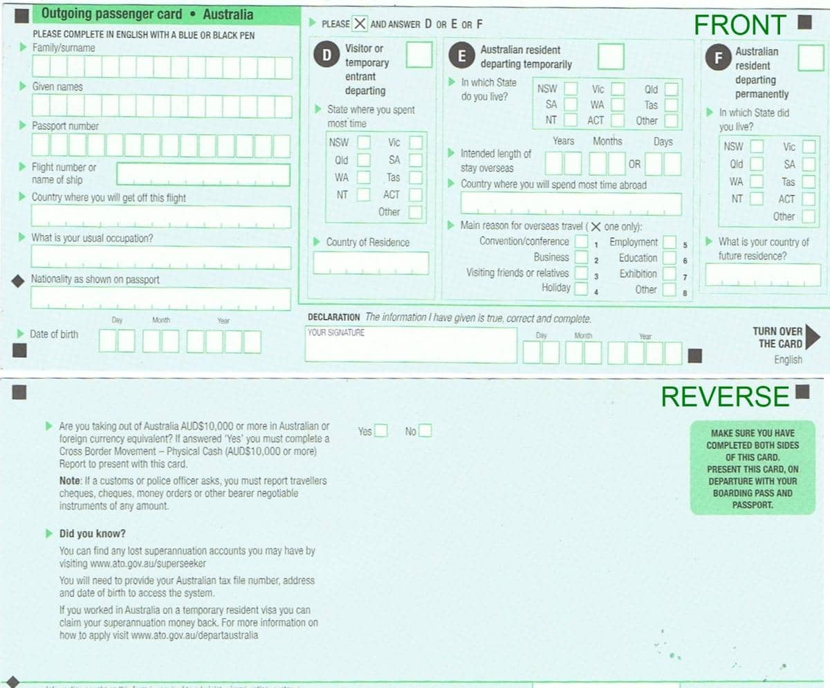ilustrasi formulir deklarasi