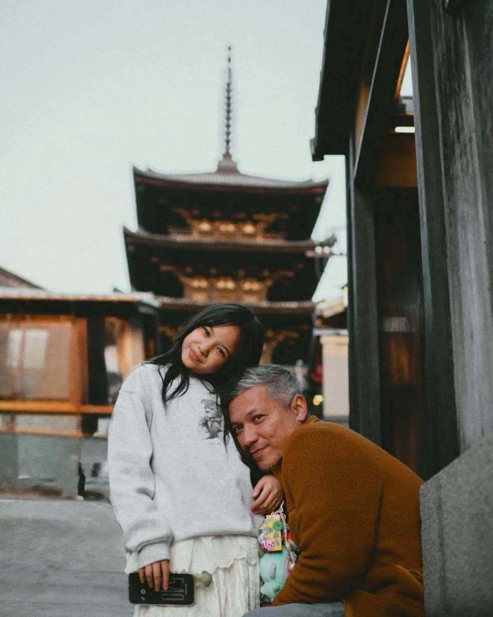 Gading, Gisel dan Gempi jalan-jalan di Kyoto