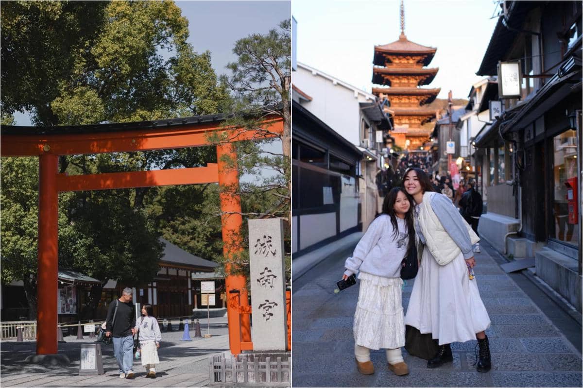 10 Potret Gading, Gisel dan Gempi Jalan-jalan di Kyoto, Enjoy!