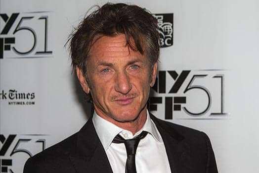 Sean Penn di karpet merah film The Secret Life of Walter Mitty di Festival Film New York ke-51