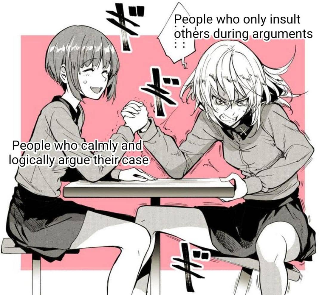meme anime tentang adu argumen